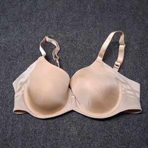 Paramour Bra Womens Size 36 C Beige Marvelous Side Smoothing T Shirt‎